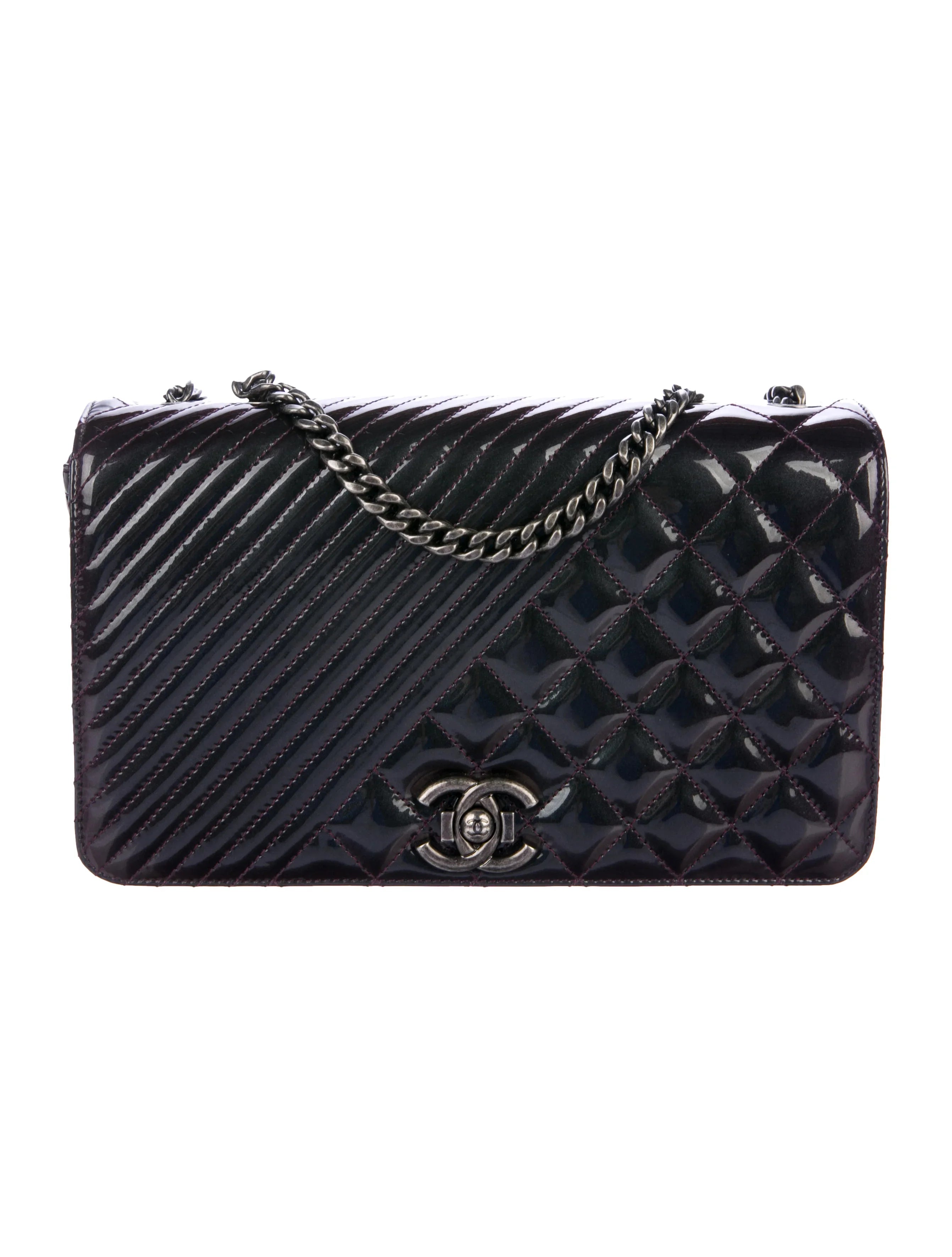 CHANEL MEDIUM FLAP BLACK LEATHER BAG