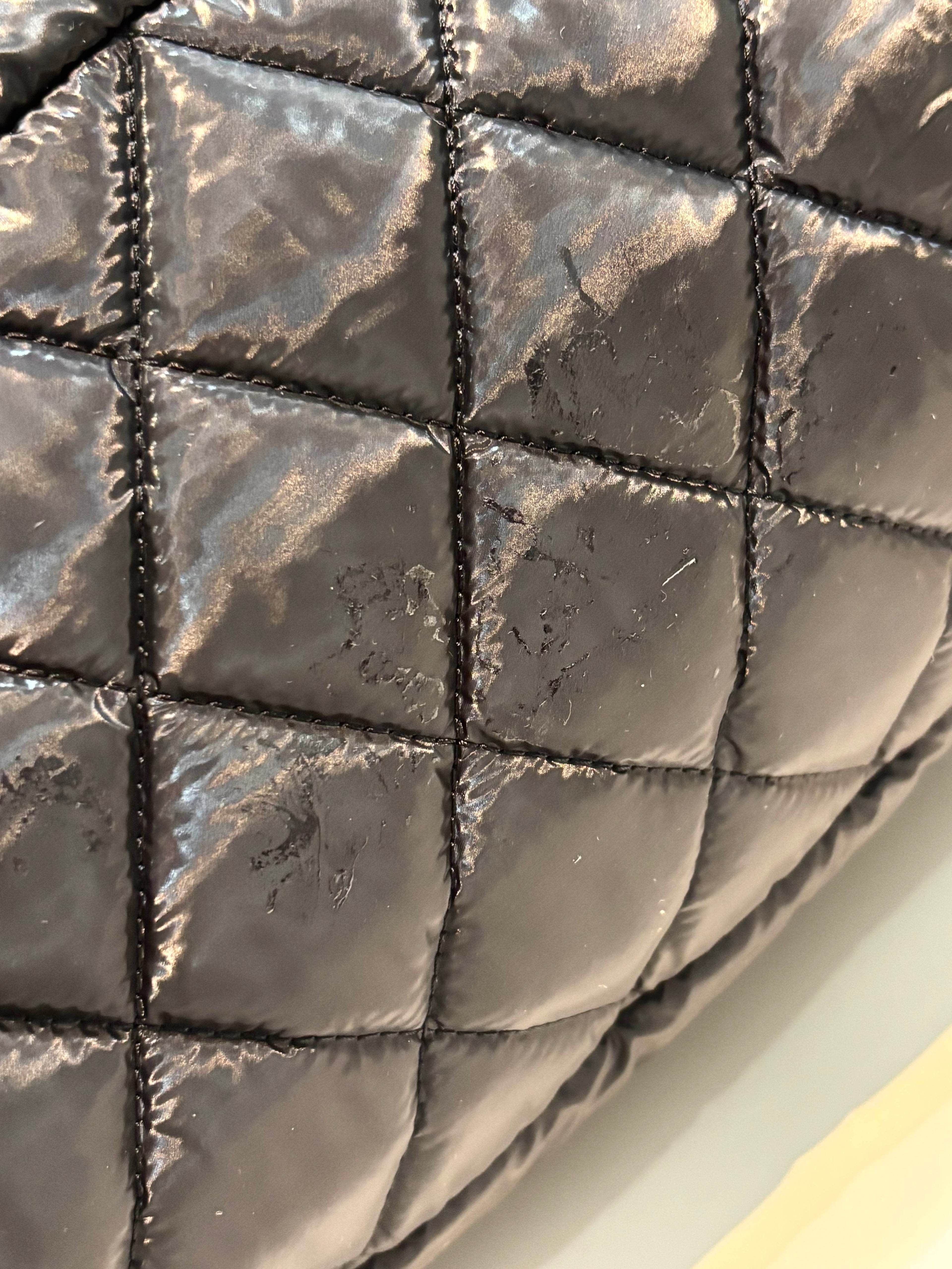 CHANEL NYLON COCO COCOON ZIPPED TOTE BAG