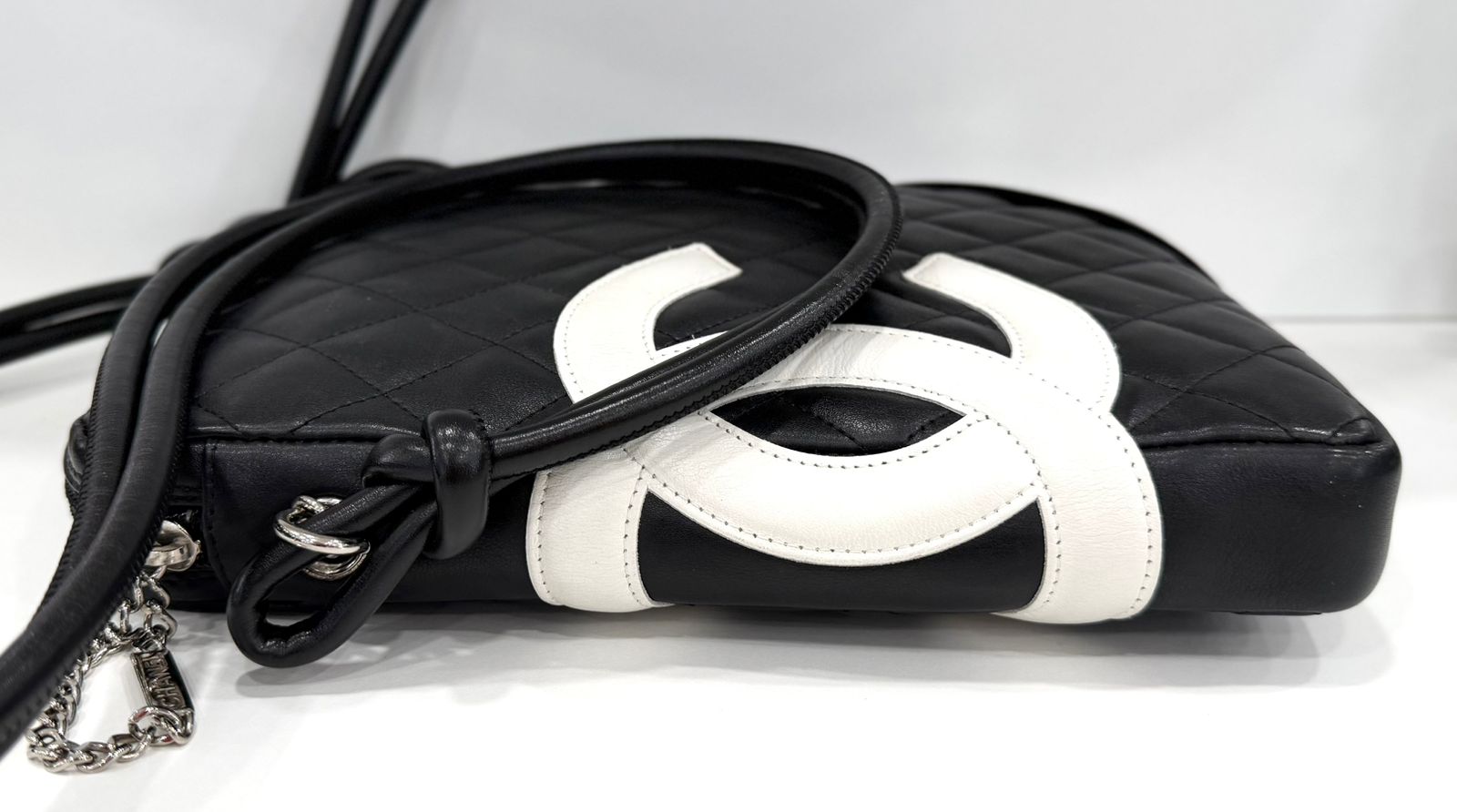 CHANEL QUILTED CALFSKIN LEATHER LIGNE CAMBON CROSSBODY BAG