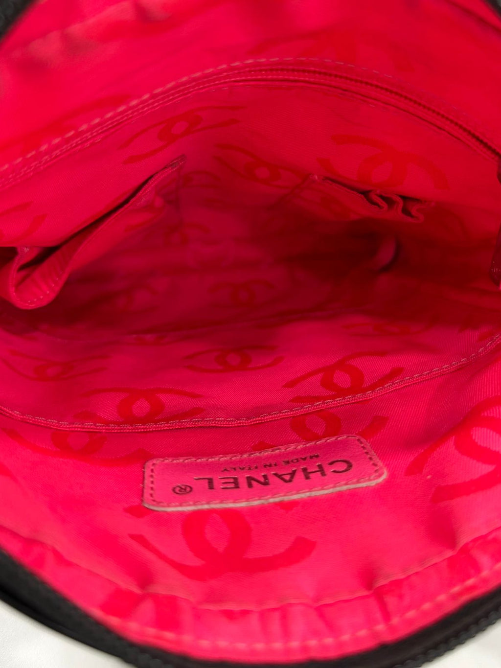 CHANEL QUILTED CALFSKIN LEATHER LIGNE CAMBON CROSSBODY BAG