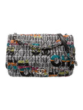 CHANEL TWEED EASY FLAP BAG