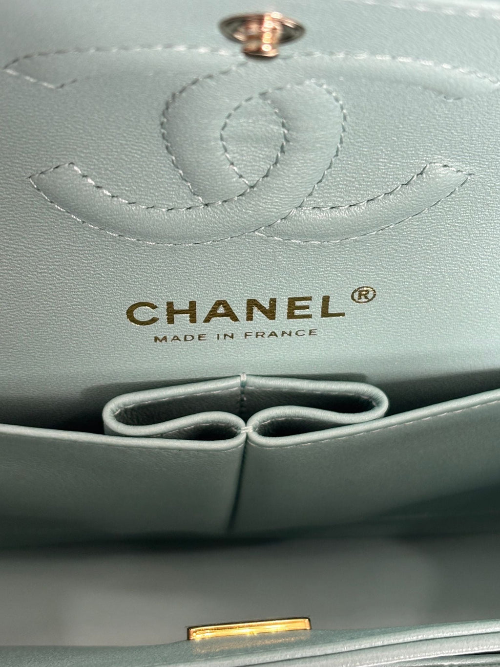 CHANEL VELVET QUILTED SMALL DOUBLE FLAP BAG