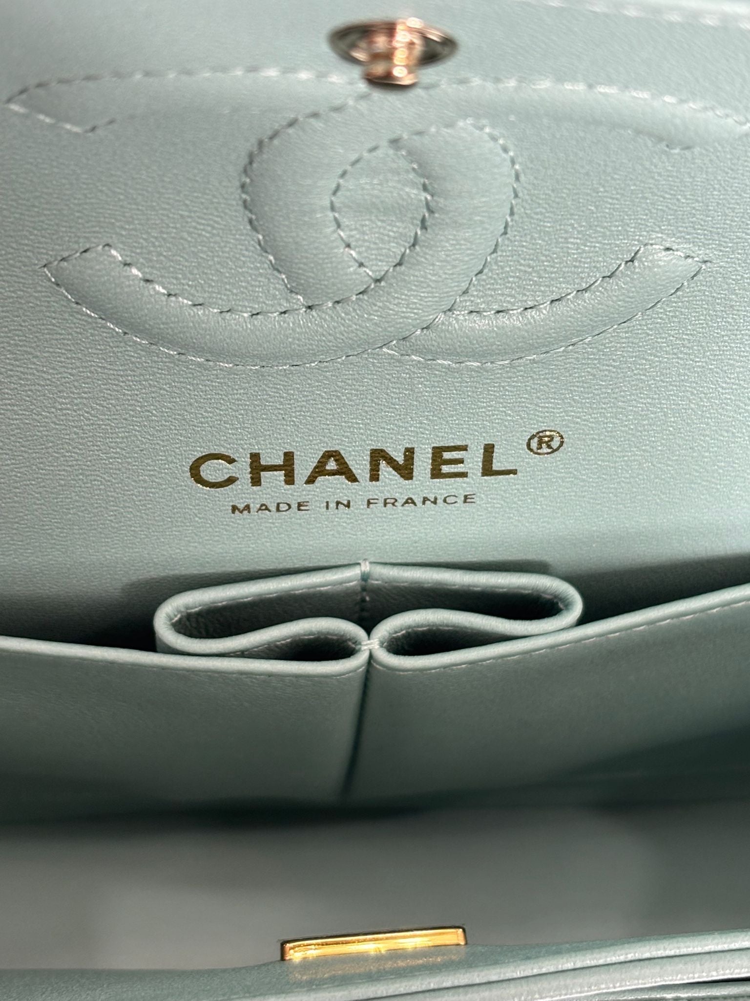 CHANEL VELVET QUILTED SMALL DOUBLE FLAP BAG