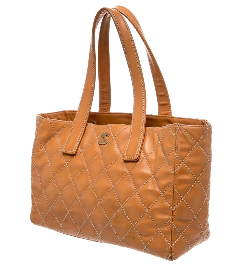 CHANEL WILD STITCH TOTE BAG