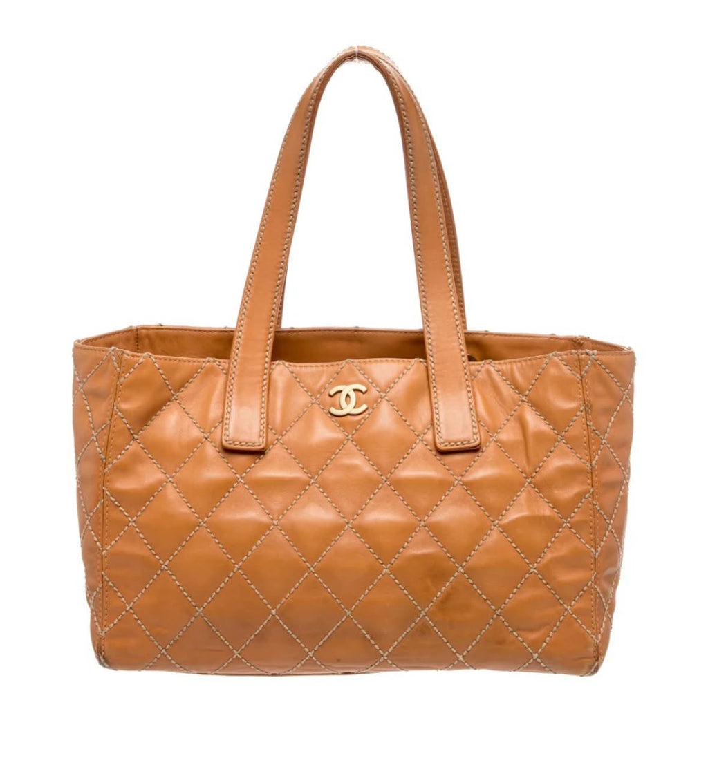 CHANEL WILD STITCH TOTE BAG