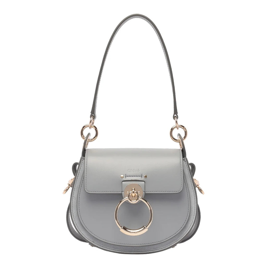 CHLOÉ CALFSKIN LEATHER SMALL TESS BAG