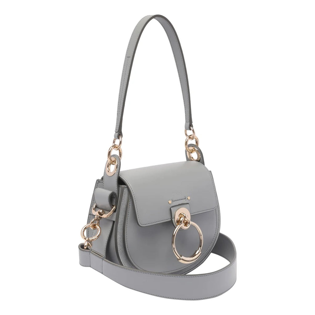 CHLOÉ CALFSKIN LEATHER SMALL TESS BAG