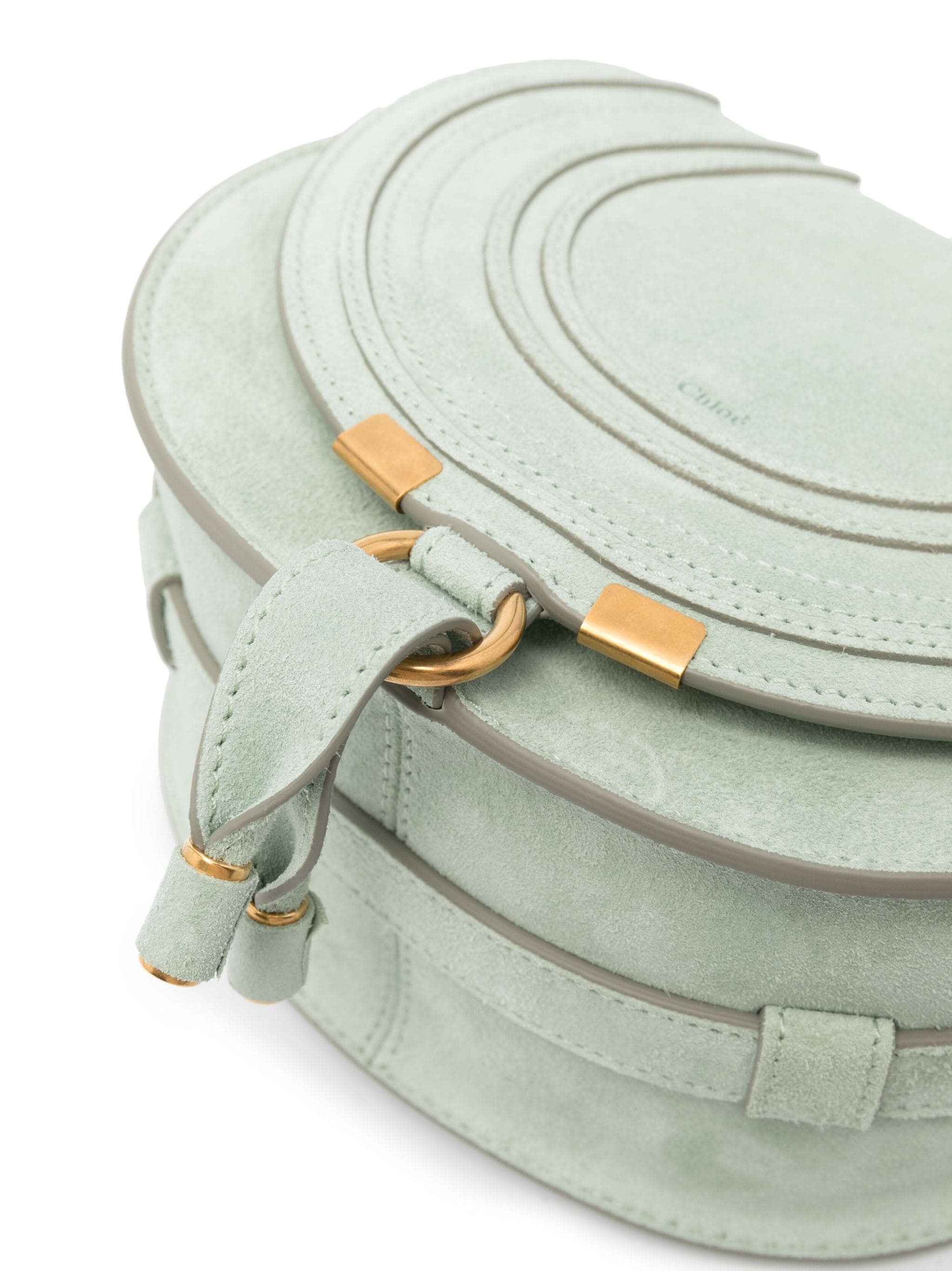CHLOÉ SMALL MARCIE SUEDE CROSSBODY BAG