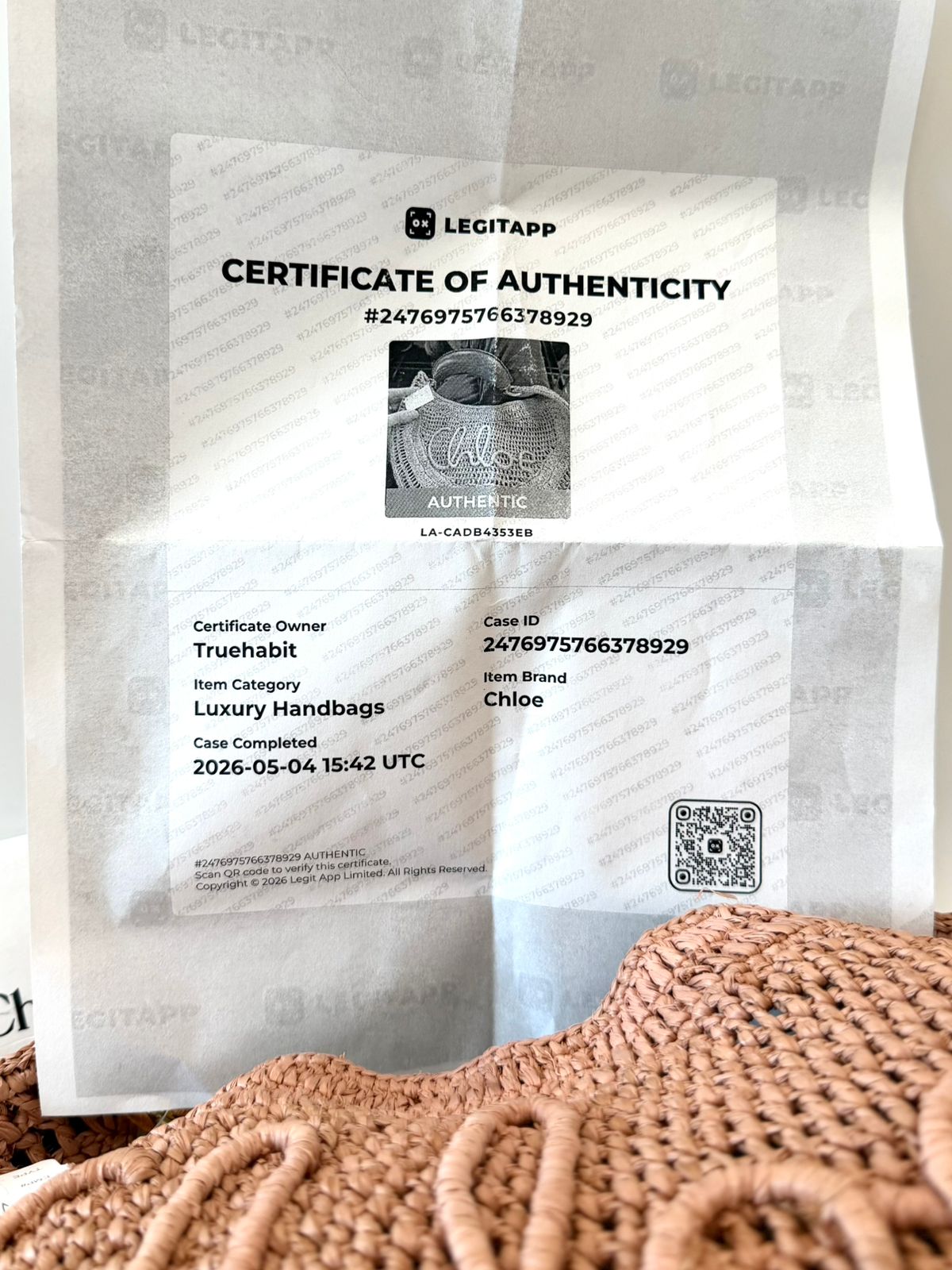 CHLOÉ CROCHET KNIT BANANA HOBO BAG