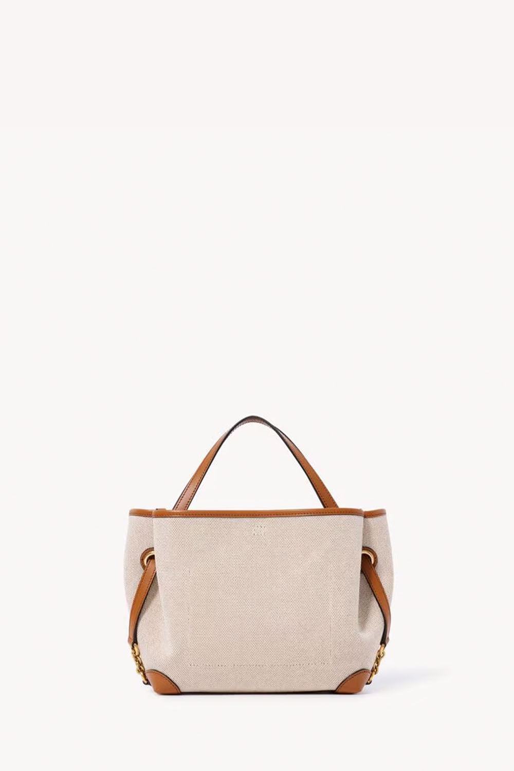 Small Chloé Clover Double Carry Bag In Canvas