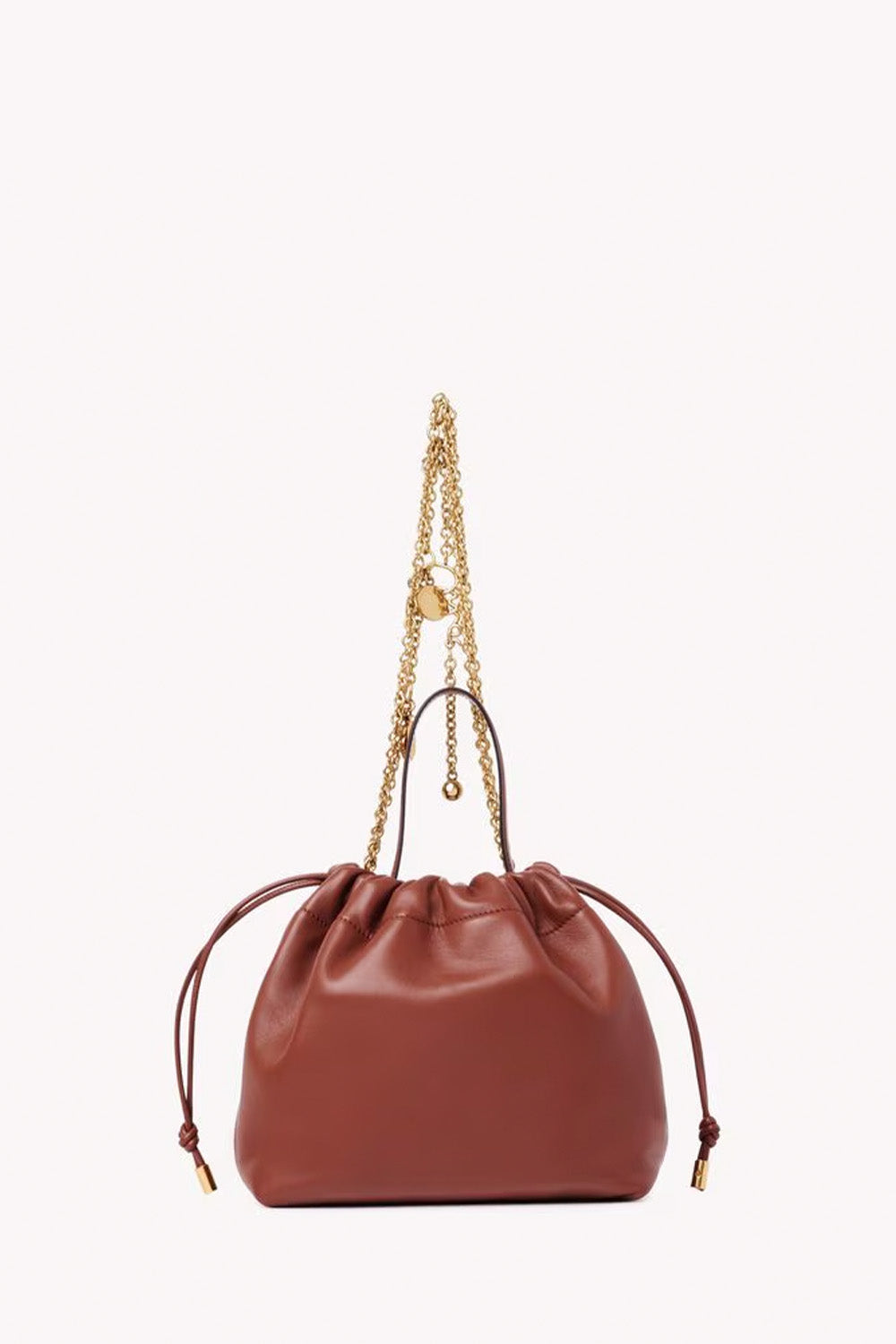 Small Chloé Icons Shoulder Bag With Chain In Soft Leather