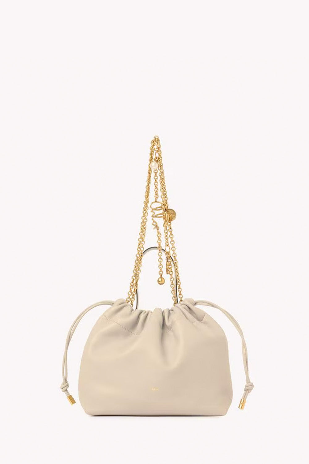 Small Chloé Icons Shoulder Bag With Chain In Soft Leather