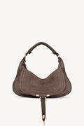 Small Marcie Shoulder Bag In Suede Leather