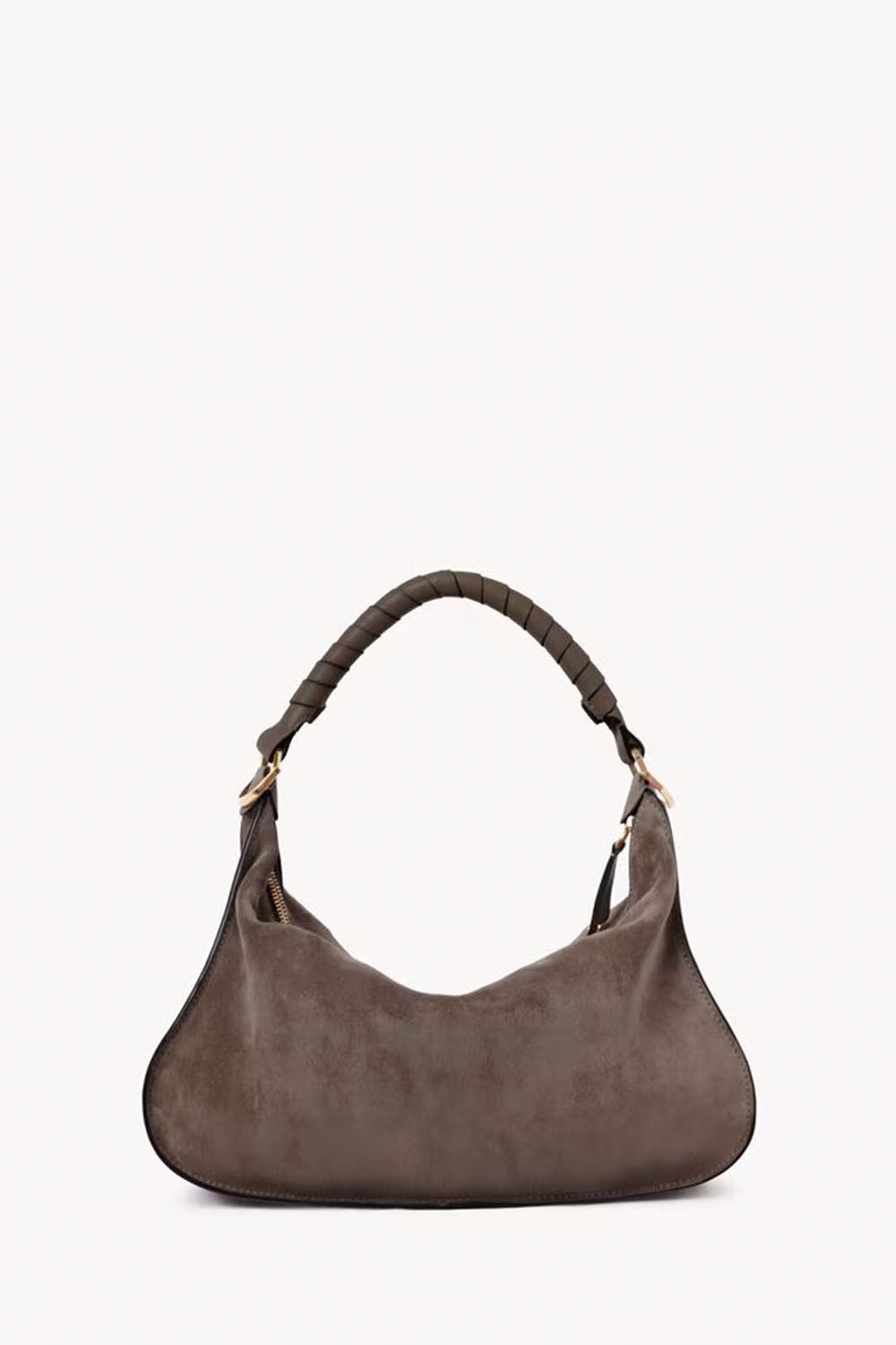 Small Marcie Shoulder Bag In Suede Leather