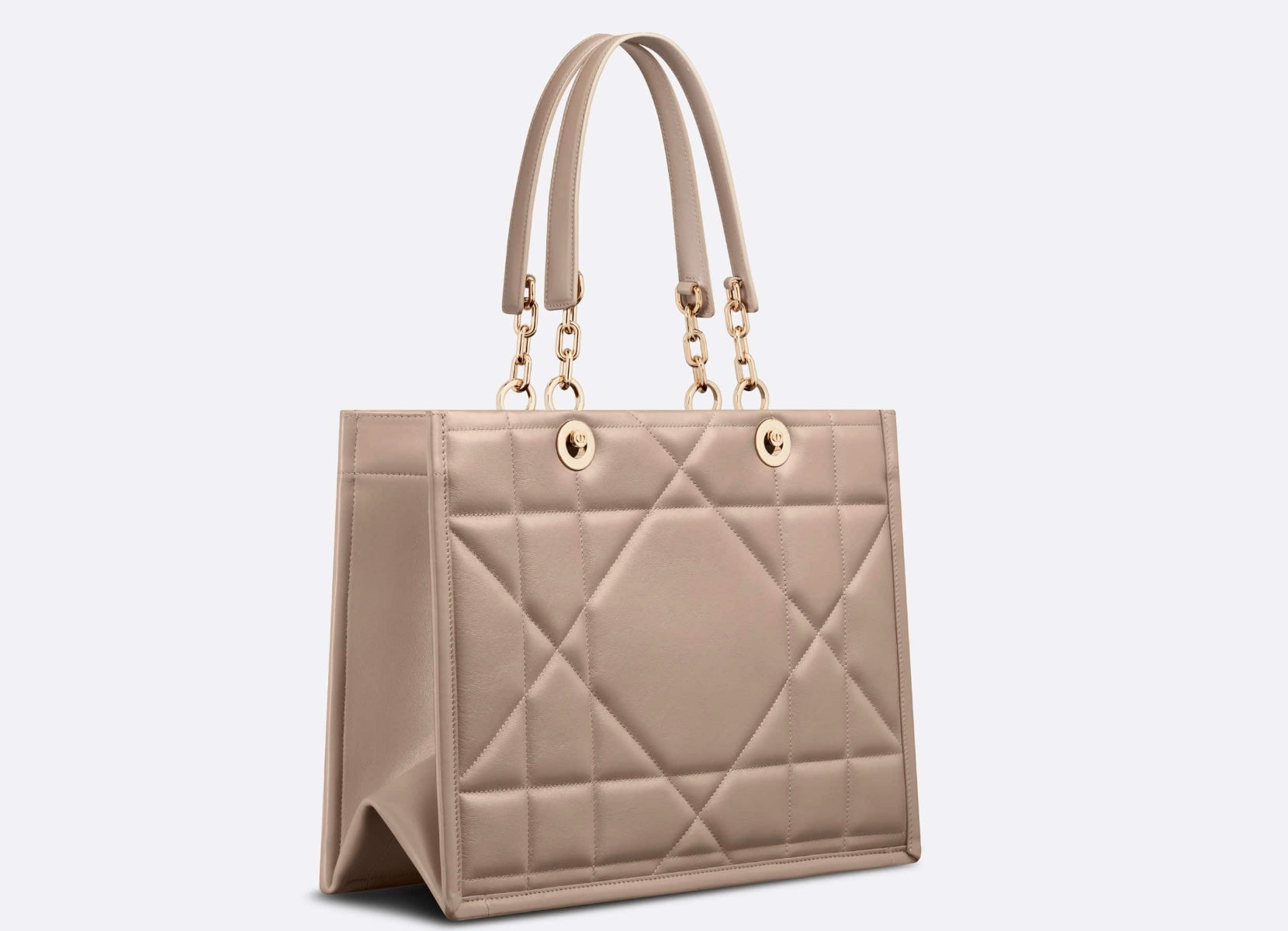 CHRISTIAN DIOR MEDIUM DIOR CALFSKIN LEATHER ESSENTIAL TOTE BAG