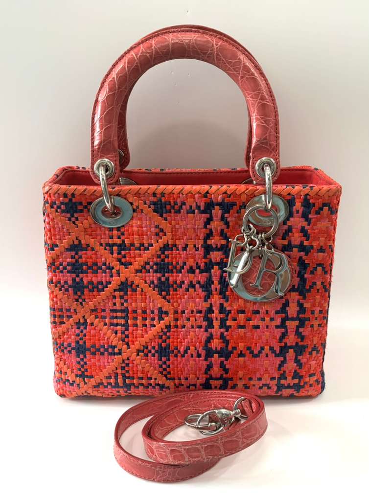 CHRISTIAN DIOR CANNAGE LADY DIOR HANDBAG