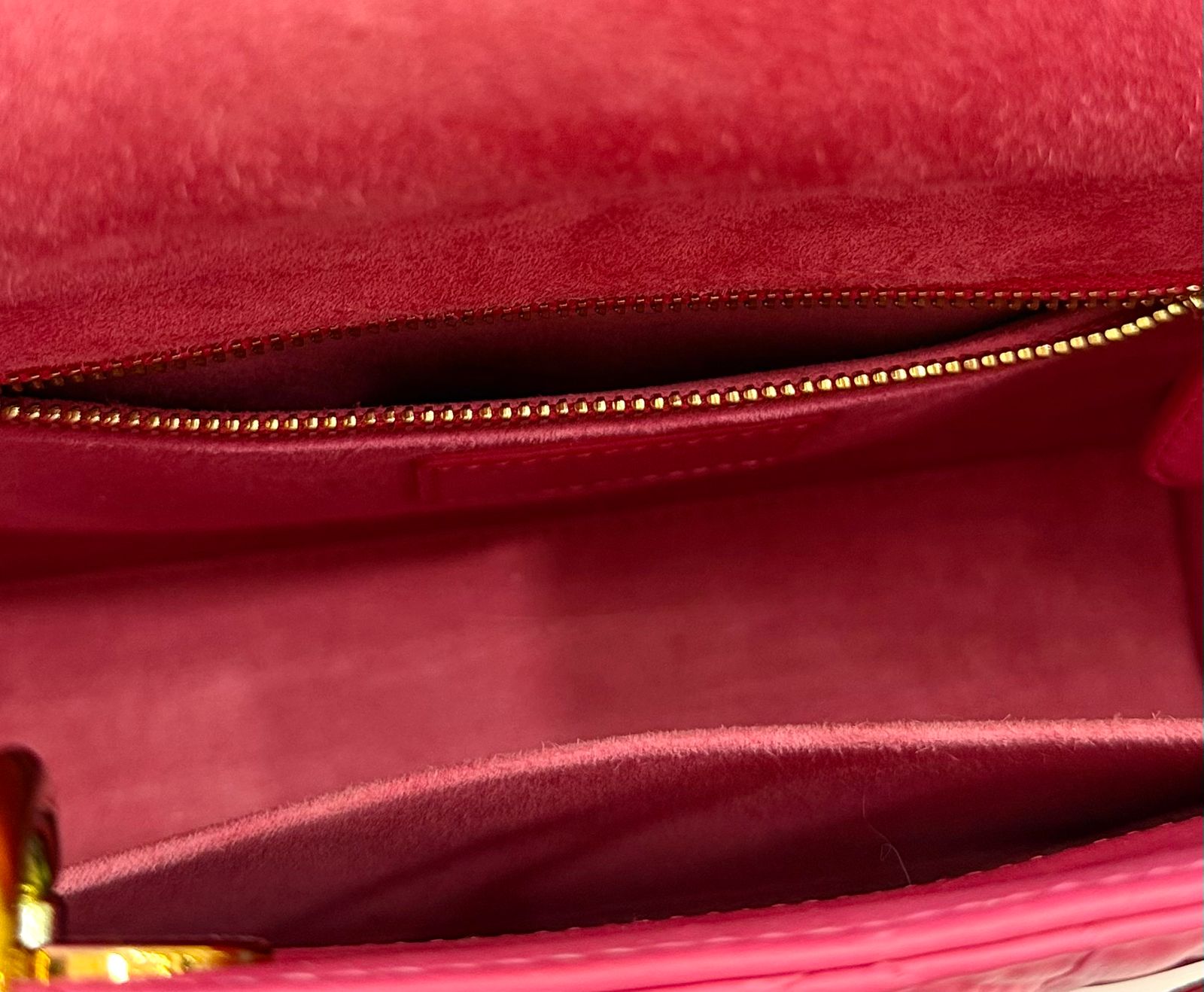 DIOR CANNAGE SMALL RAINBOW LADY DIOR LAMBSKIN LEATHER BAG