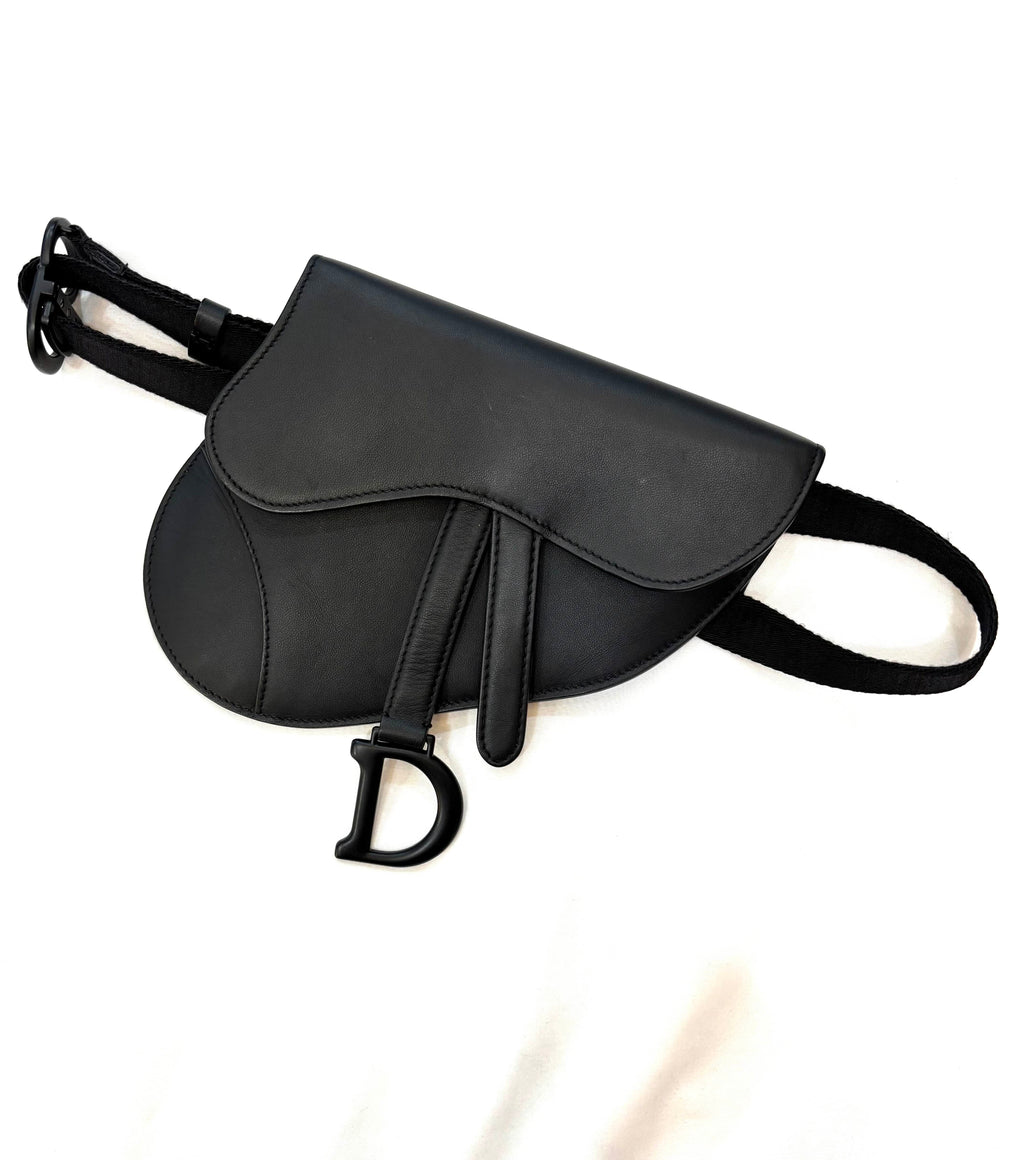 CHRISTIAN DIOR ULTRA MATTE SADDLE BELT BAG