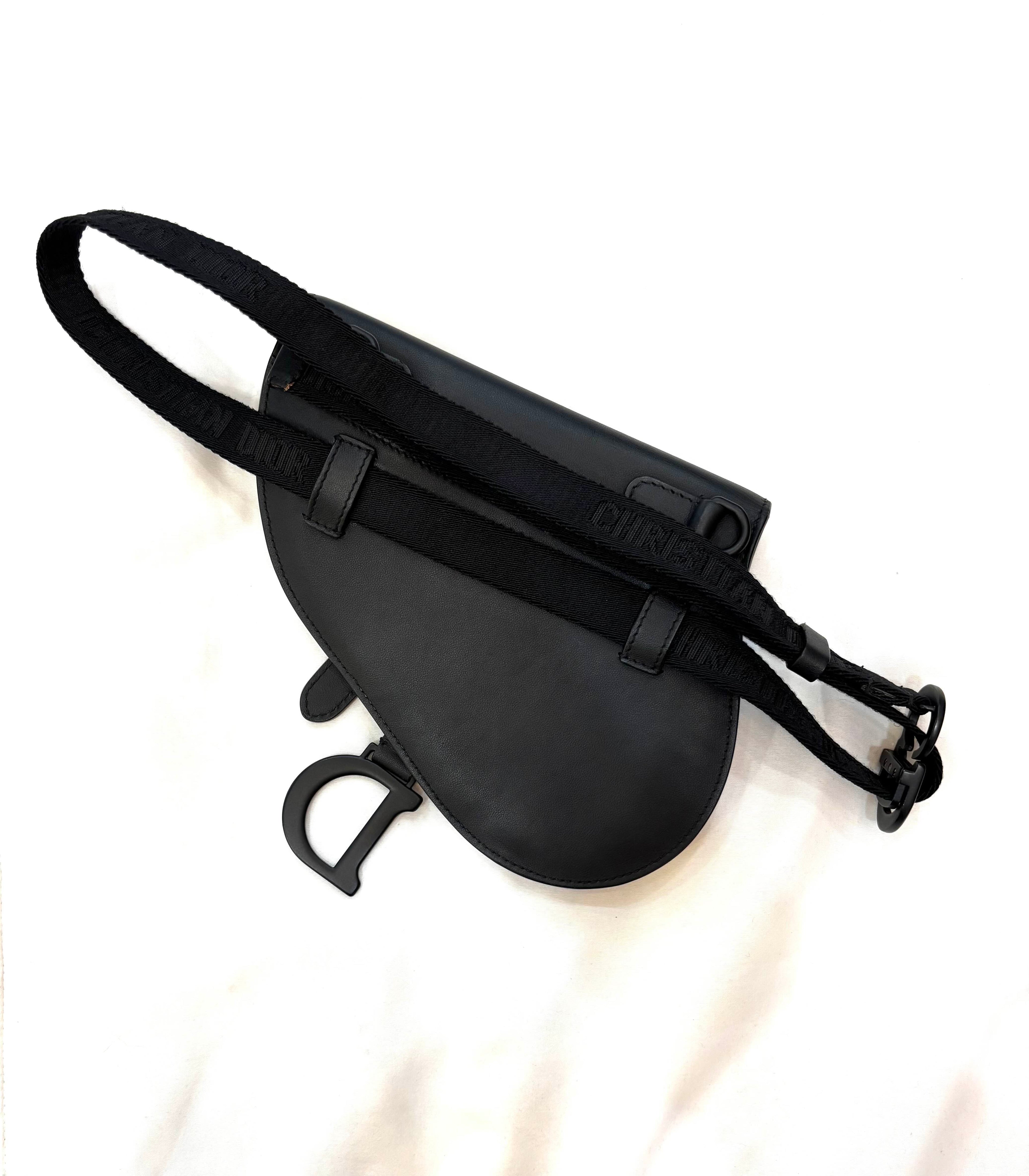 CHRISTIAN DIOR ULTRA MATTE SADDLE BELT BAG