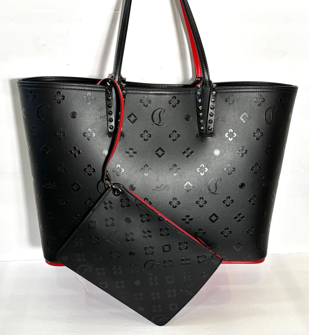 CHRISTIAN LOUBOUTIN CABATA LOUBINTHESKY LEATHER TOTE