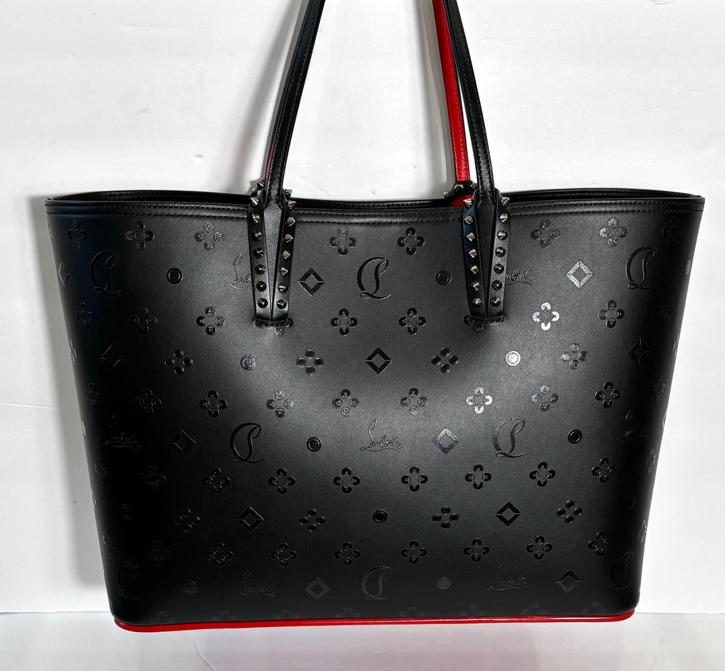 CHRISTIAN LOUBOUTIN CABATA LOUBINTHESKY LEATHER TOTE