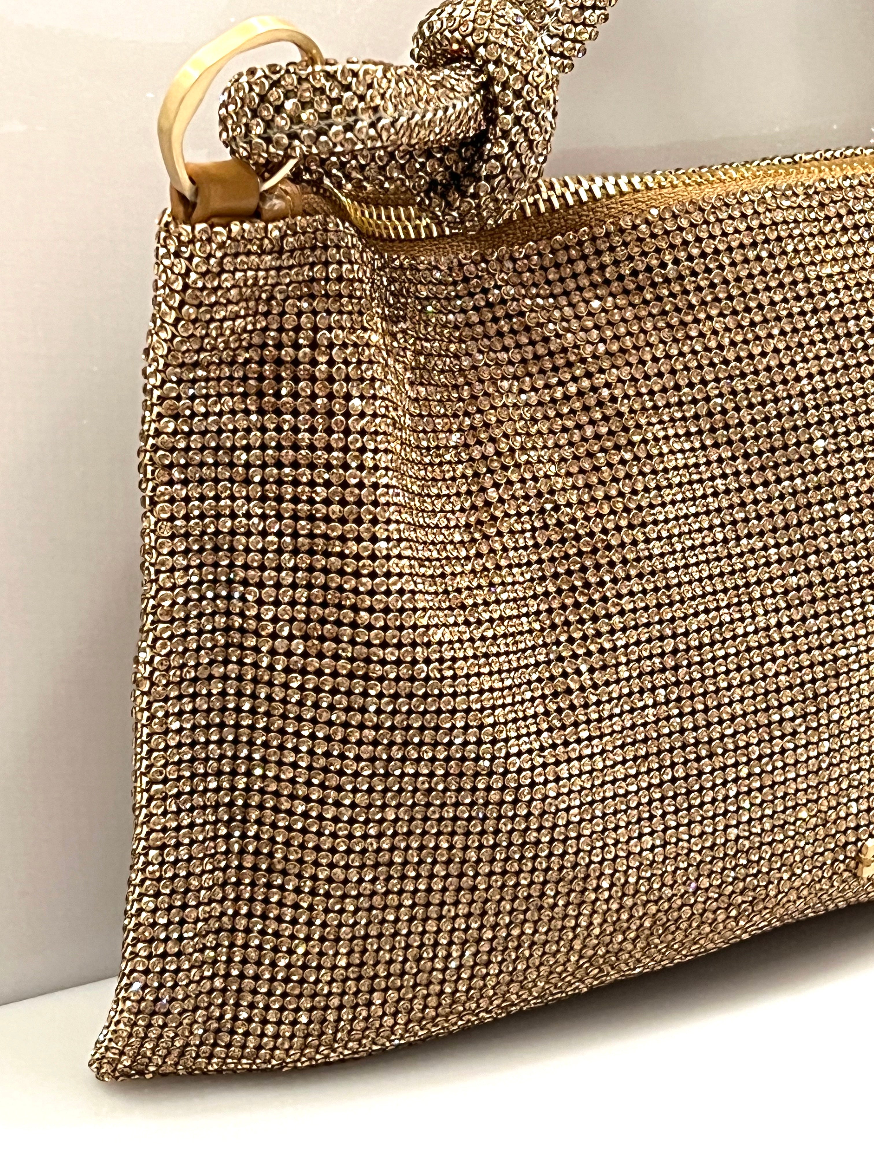 CULT GAIA HERA NANO CRYSTAL EMBELLISHED KNOTTED SHOULDER BAG