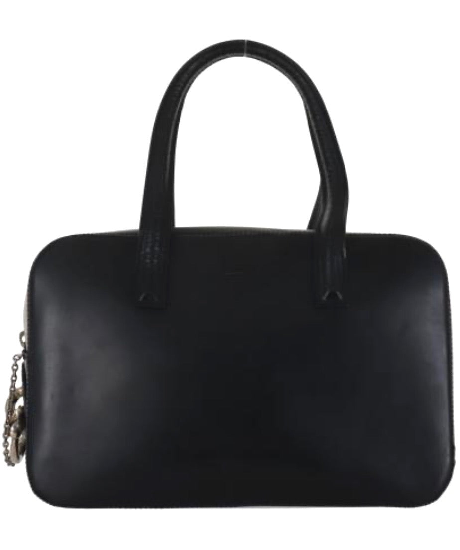 CARTIER VINTAGE PANTHÈRE CALFSKIN LEATHER HANDBANG