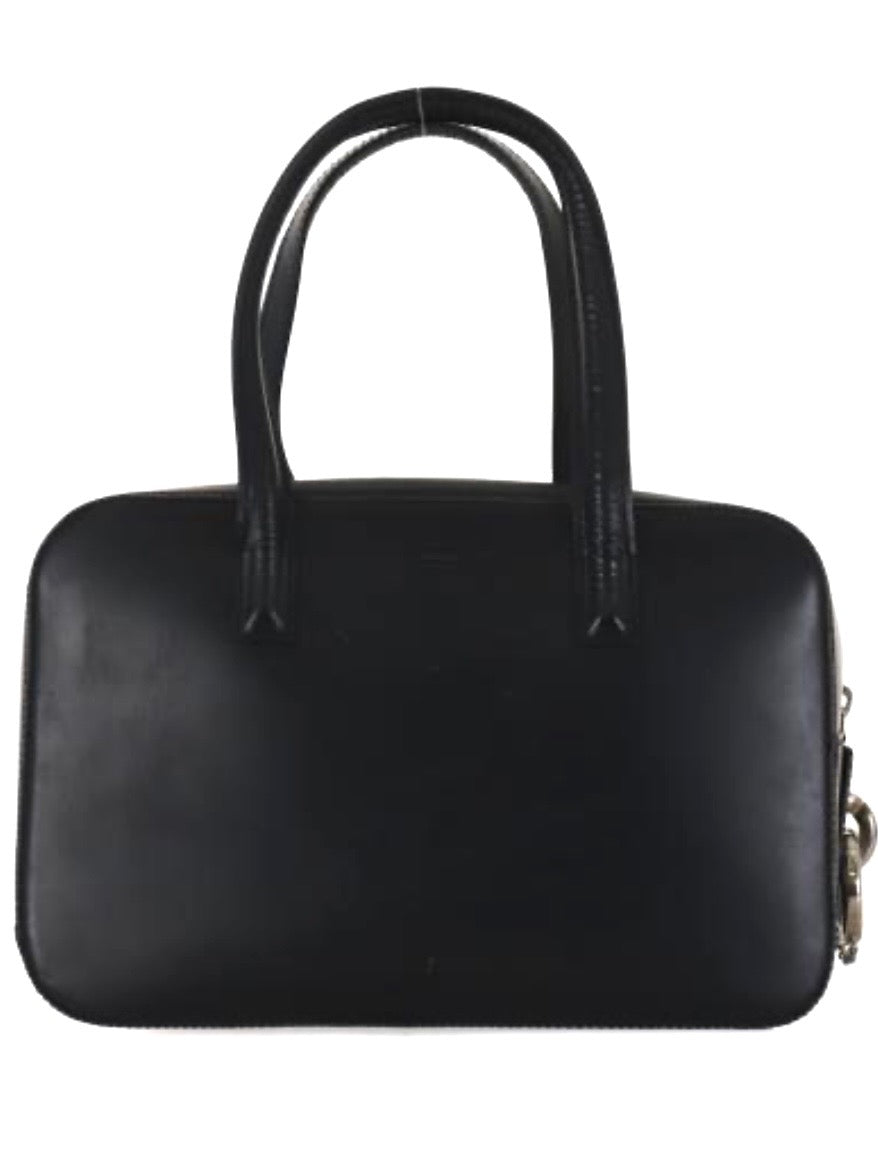 CARTIER VINTAGE PANTHÈRE CALFSKIN LEATHER HANDBANG