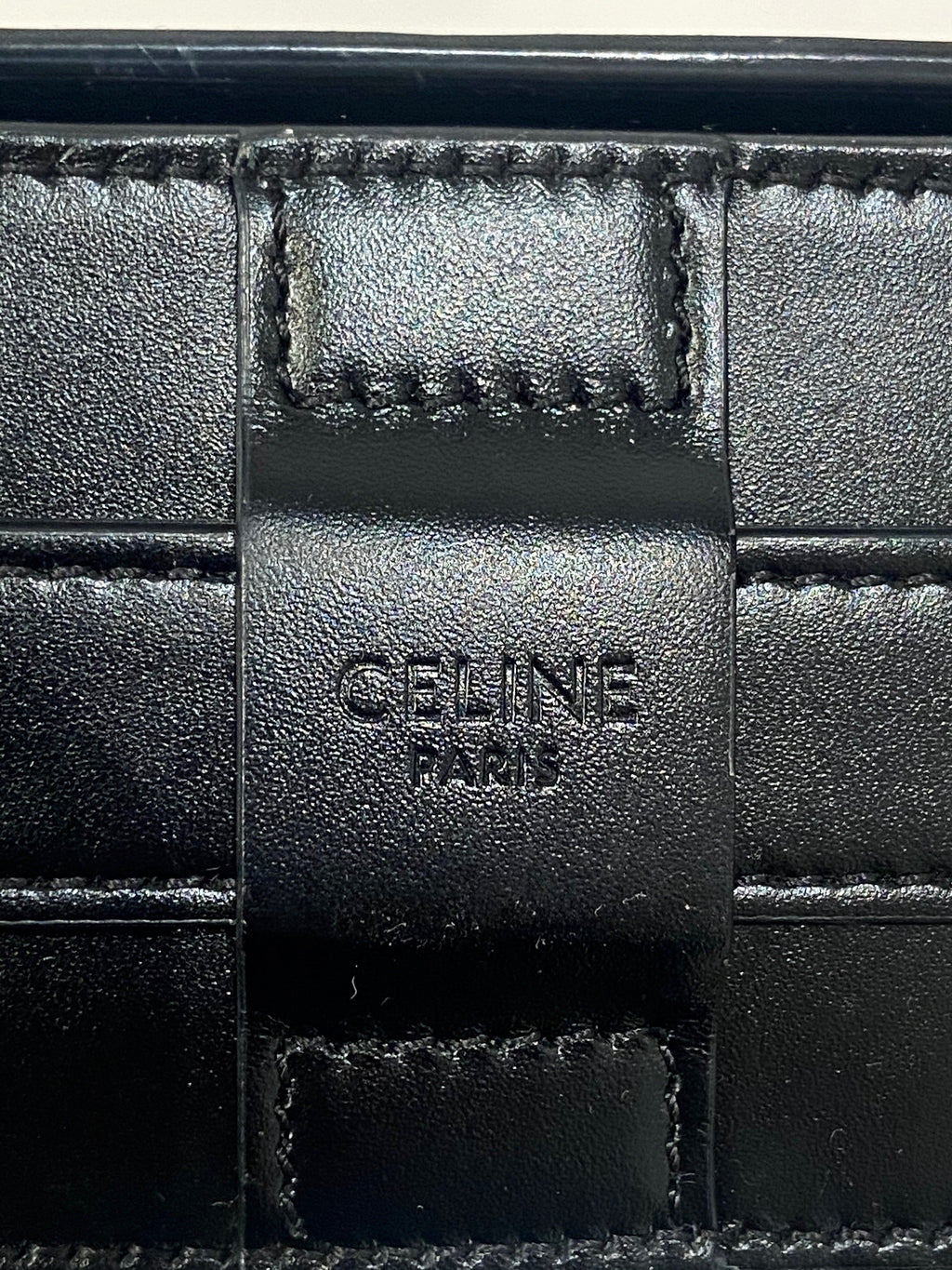CÉLINE MAILLON TRIOMPHE CALFSKIN LEATHER BAG