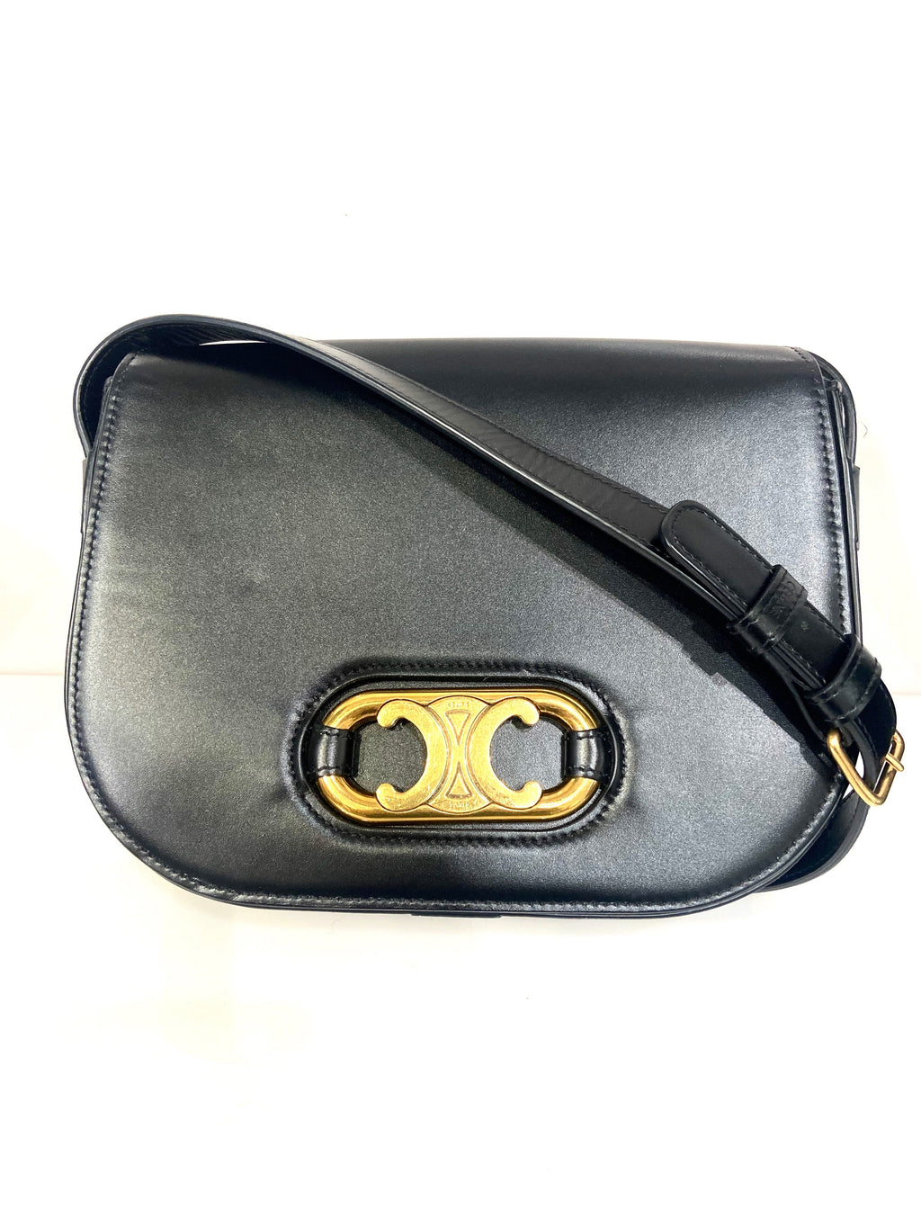 CÉLINE MAILLON TRIOMPHE CALFSKIN LEATHER BAG