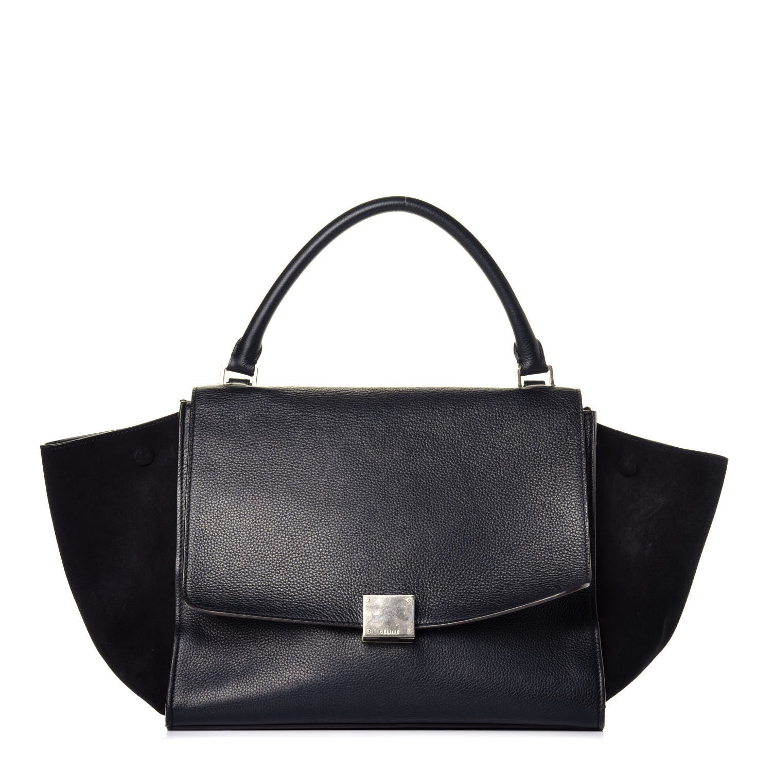 Céline Drummed Trapeze Bag