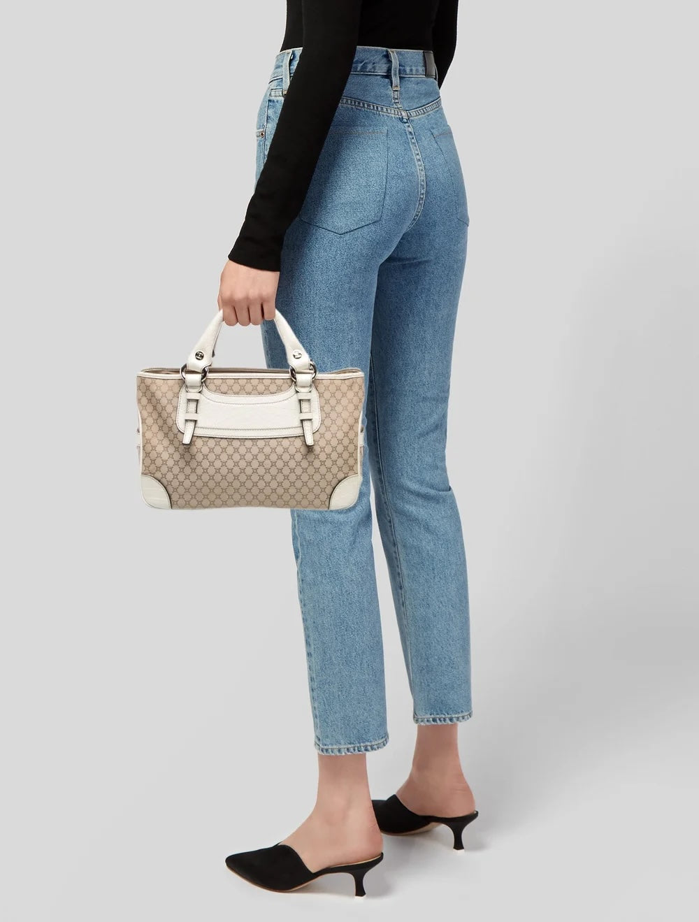 CÉLINE MACADAM BOOGIE VINTAGE TOTE BAG