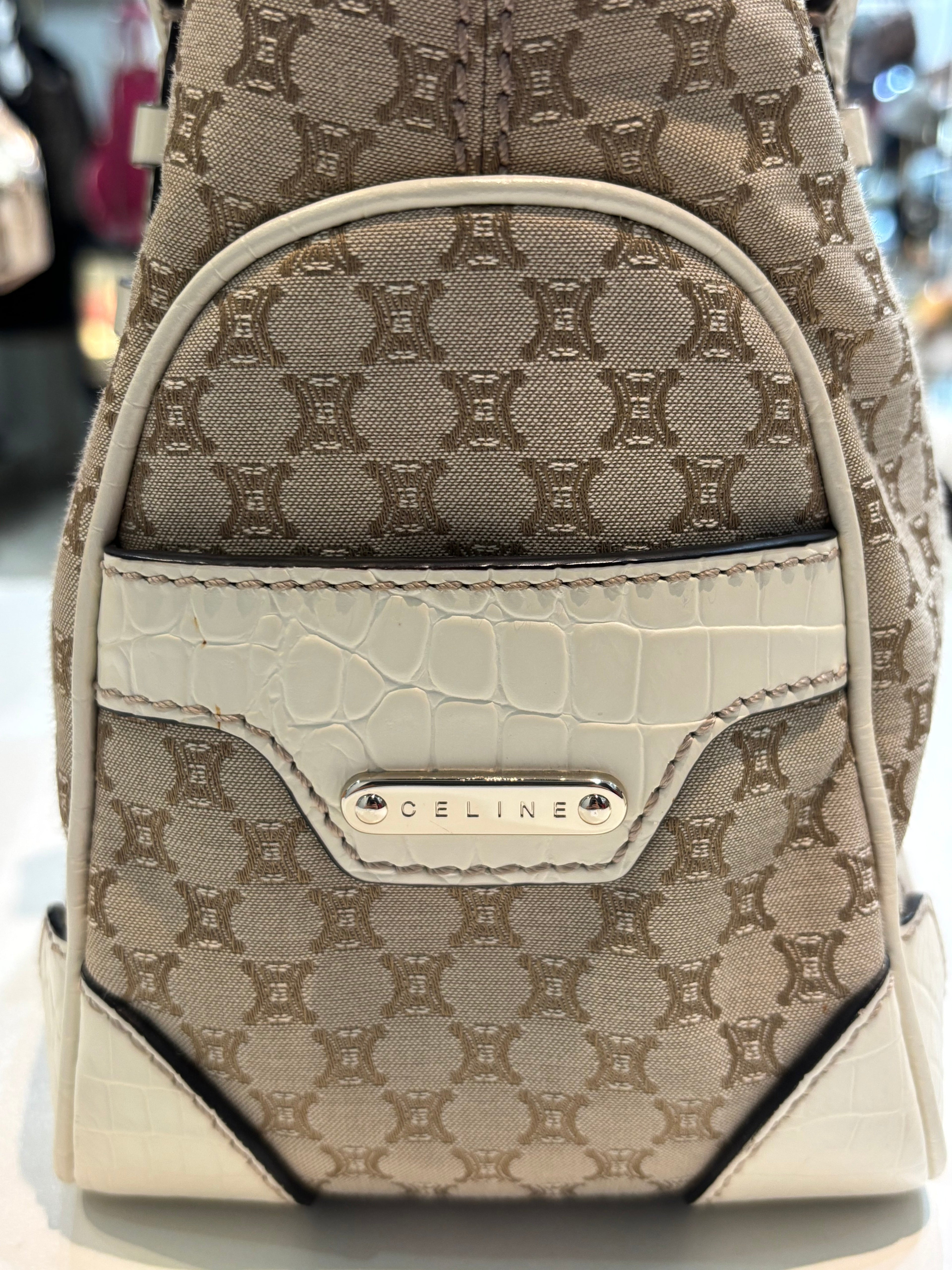 CÉLINE MACADAM BOOGIE VINTAGE TOTE BAG