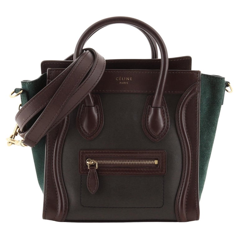 CÉLINE CALFSKIN  TRICOLOR NANO BAG
