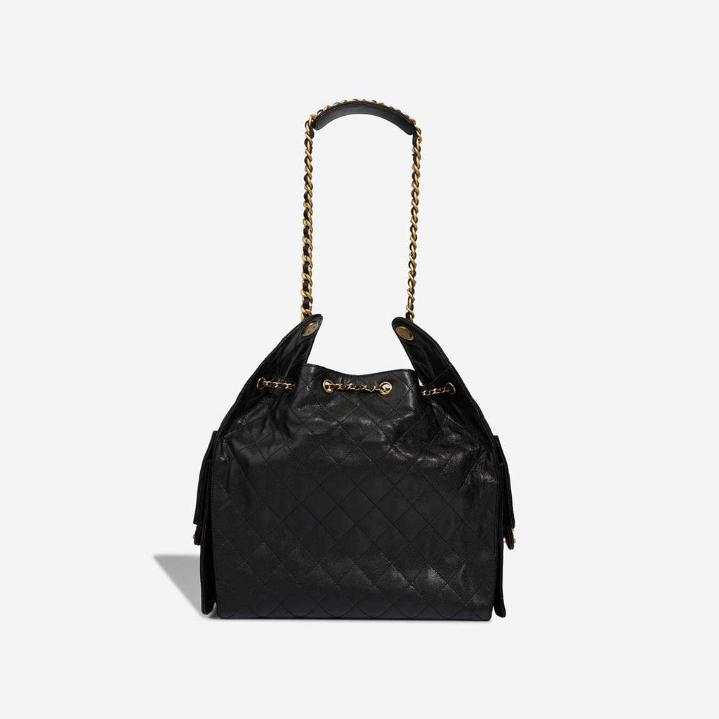 CHANEL 25 CAVIAR QUILTED CALFSKIN LEATHER SMALL HOBO BAG