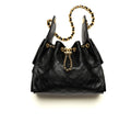 CHANEL 25 CAVIAR QUILTED CALFSKIN LEATHER SMALL HOBO BAG