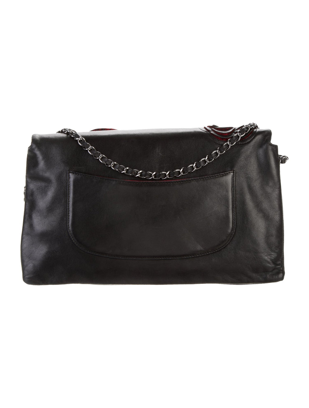 CHANEL PARIS SHANGHAI CAMELLIA FLAP BAG-HS