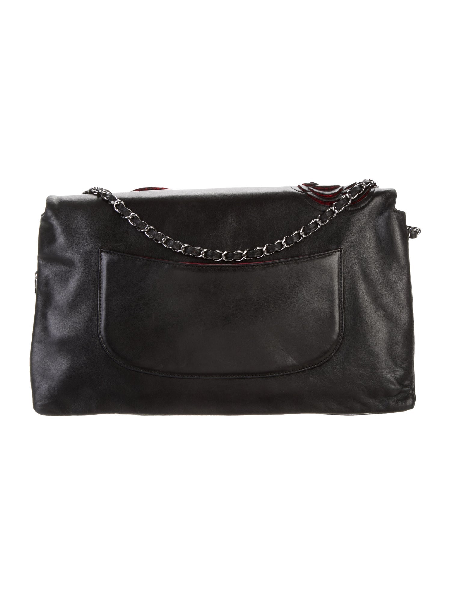 CHANEL PARIS SHANGHAI CAMELLIA FLAP BAG-HS