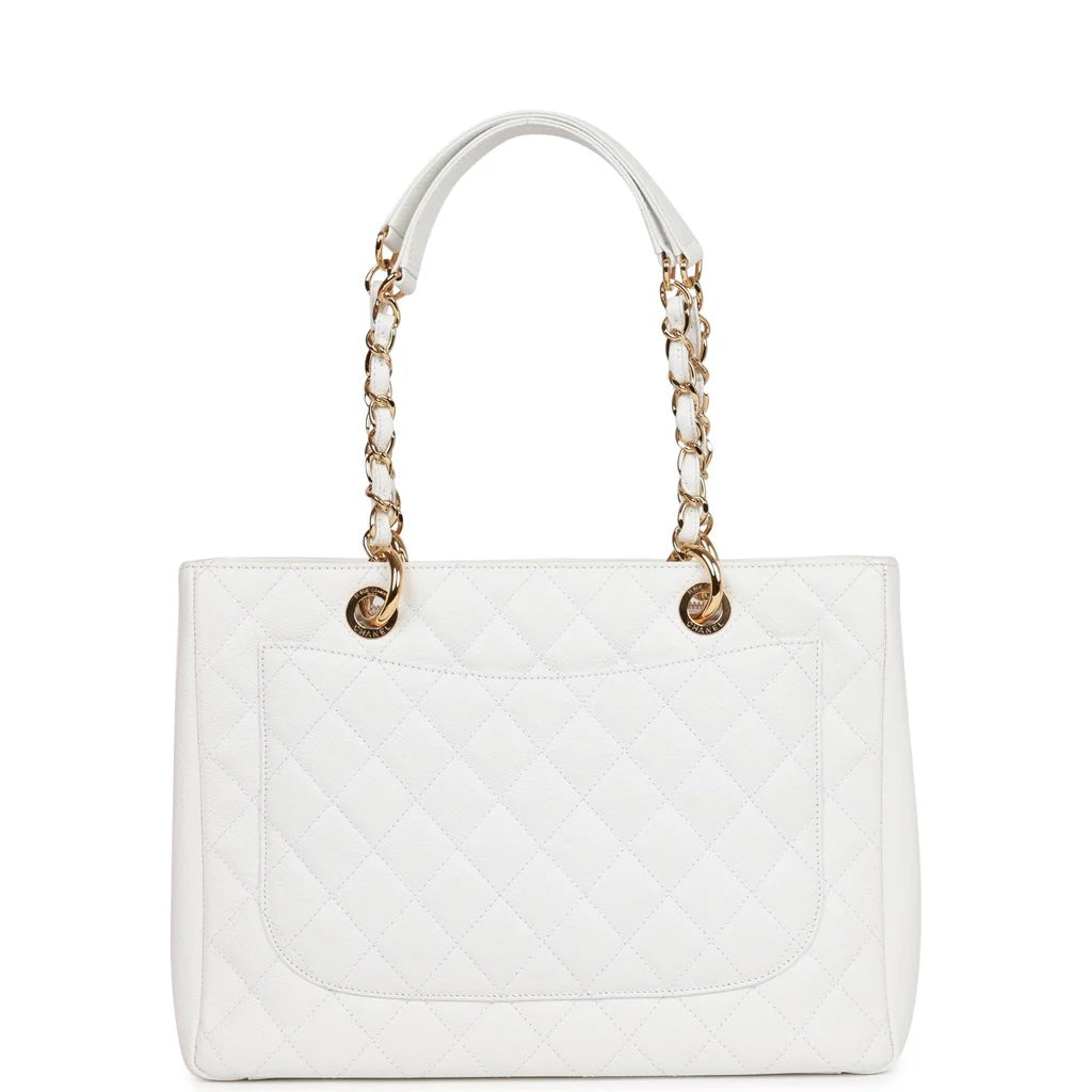 CHANEL CAVIAR QUILTED GRAND SHOPPING GST TOTE BAG