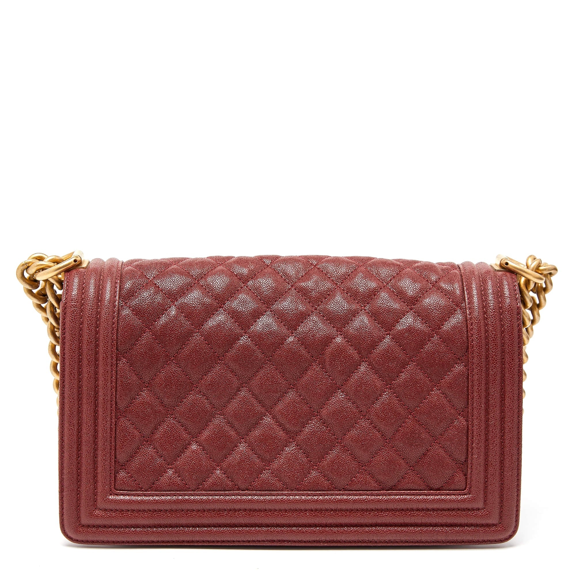 CHANEL QUILTED CAVIAR LEATHER LE BOY MINI BAG