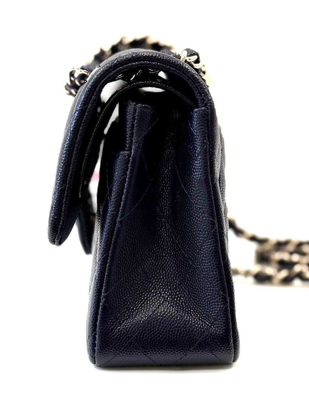 CHANEL CLASSIC CAVIAR QUILTED LEATHER SMALL DOUBLE FLAP BAG