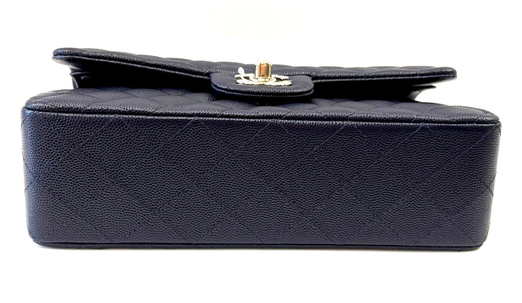 CHANEL CLASSIC CAVIAR QUILTED LEATHER SMALL DOUBLE FLAP BAG