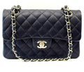 CHANEL CLASSIC CAVIAR QUILTED LEATHER SMALL DOUBLE FLAP BAG