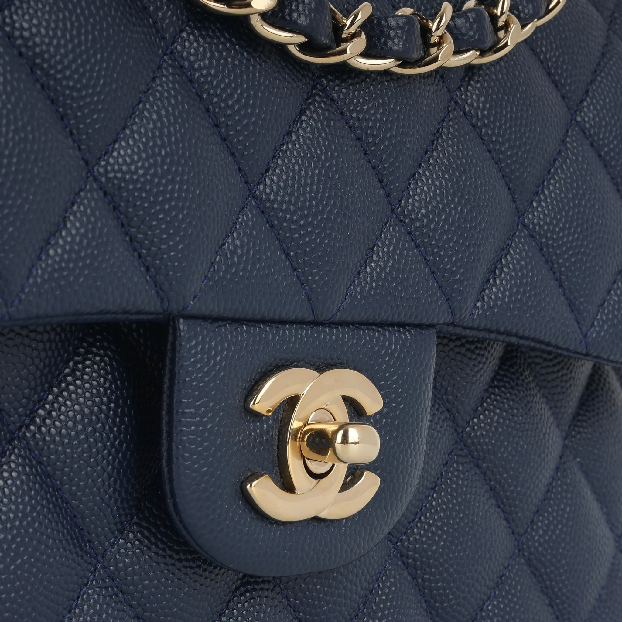 CHANEL CLASSIC CAVIAR QUILTED LEATHER SMALL DOUBLE FLAP BAG