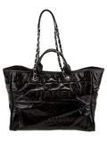 CHANEL 31 RUE CAMBON GLAZED CALFSKIN LEATHER DEAUVILLE TOTE