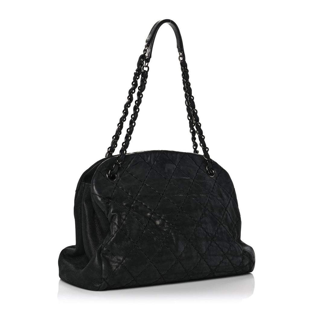 CHANEL IRIDESCENT CALFSKIN LEATHER LARGE JUST MADEMOISELLE BAG