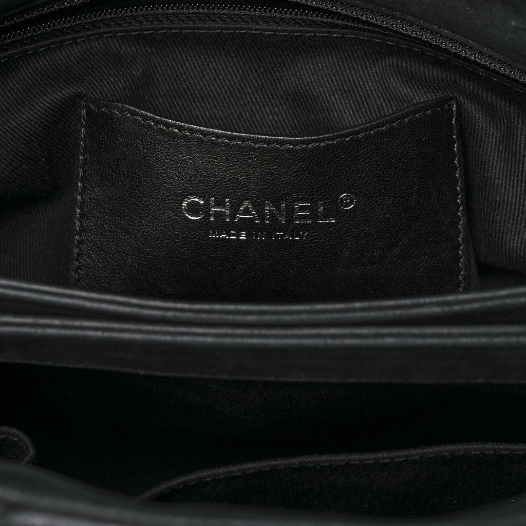 CHANEL IRIDESCENT CALFSKIN LEATHER LARGE JUST MADEMOISELLE BAG