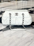 CHANEL Iridescent Quilted Calfskin Medium Bowler Bag