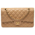 CHANEL QUILTED CALFSKIN CLASSIC DOUBLE FLAP MEDIUM SHOULDER BAG