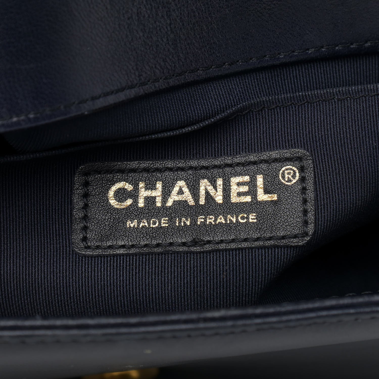 CHANEL LAMBSKIN QUILTED MEDIUM BOY FLAP BAG